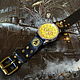 Steampunk 'Yellow Clock' Quartz Wristwatches, Watches, Saratov,  Фото №1