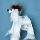 Собака-марионетка на нитях Снежок. Мягкие игрушки. Ruta. Интернет-магазин Ярмарка Мастеров.  Фото №2