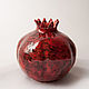Vase 'Pomegranate'. Vases. author's ceramics. My Livemaster. Фото №4