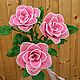 Заказать Цветы роза розовая из бисера. FlowerBeads. Ярмарка Мастеров. . Цветы Фото №3