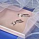Серьги свадебные с подвесками Сваровски и фианитами. Серьги. Crystal lace. Ярмарка Мастеров.  Фото №4