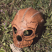 Для дома и интерьера handmade. Livemaster - original item Decorative skull made of leather. Handmade.