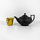 Винтаж: Чайник Black Basalt. Wedgwood, Англия, фарфор, 1959 год. Чайники винтажные. Antikvari. Интернет-магазин Ярмарка Мастеров.  Фото №2