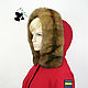 Fringe on the hood of sable fur No. №1, Collars, Ekaterinburg,  Фото №1