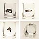 Set of glasses for whiskey BIG CATCH (glasses of Catfish. sturgeon. Crucian). Gifts for hunters and fishers. Souvenirs for hunters and fishermen. Online shopping on My Livemaster.  Фото №2