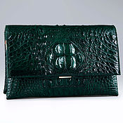 Сумки и аксессуары handmade. Livemaster - original item Women`s Crocodile Genuine Leather Clutch Bag IMA0831VG1. Handmade.
