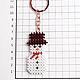 Order Copy of Copy of Keychain "Snowflake". Kroshka Bijou. Livemaster. . Key chain Фото №3