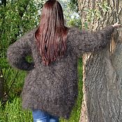 Одежда handmade. Livemaster - original item Down jacket knitted thick warm. Handmade.