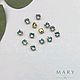 Кристаллы Сваровски Swarovski в цапах, 3,8 мм, 1 штука, позолота, Б757, Кристаллы, Санкт-Петербург,  Фото №1