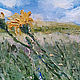 Картина маслом на холсте "Поле. Лето", Картины, Москва,  Фото №1