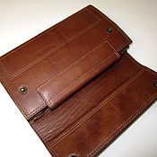 Small leather Cowberry wallet