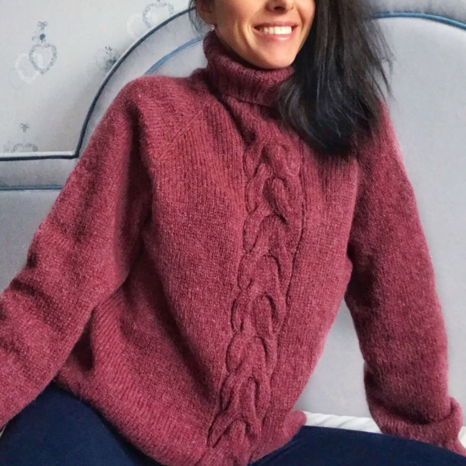 вязаные свитера для женщин оверсайз фото
