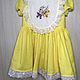 Dress: linen dress for girls 'Easter». Childrens Dress. viax. My Livemaster. Фото №4