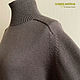 Свитер оверсайз "Благородный тауп", кашемир+ шелк. Свитеры. FAVORITE KNITWEAR (Наталья). Ярмарка Мастеров.  Фото №4