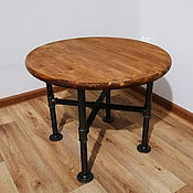 Для дома и интерьера handmade. Livemaster - original item Industrial style coffee table made of natural wood. Handmade.
