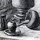 натюрморт Самовар. Картины. Лея (Земляная кошка). Интернет-магазин Ярмарка Мастеров.  Фото №2
