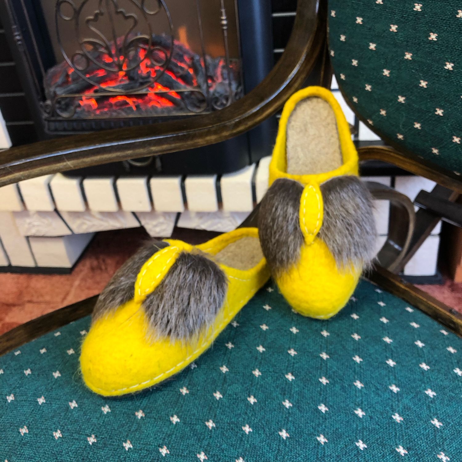 Тапочки: Валяные домашние туфли в интернет-магазине Ярмарка Мастеров поцене 3200 ₽ – T77HERU