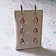 Заказать Серьги: Космея розовая - кунцит. Светлана  Decor&Jewelry. Ярмарка Мастеров. . Серьги классические Фото №3