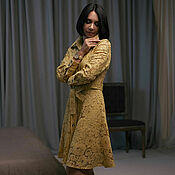 Одежда handmade. Livemaster - original item Lace Shirt Dress. Handmade.