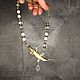 Заказать Колье крокодил, ожерелье крокодил, кулон крокодил, crocodile necklace. SWEET FETISH. Ярмарка Мастеров. . Колье Фото №3