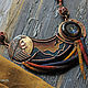 "Mother Eagle" этническое колье. Колье. Julia Chernopazova Art Jewelry. Ярмарка Мастеров.  Фото №5
