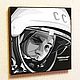 The Picture Is A Poster Of Yuri Gagarin Pop Art, Pictures, Moscow,  Фото №1
