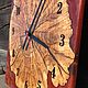 Уникальнейшие часы из спила карельской берёзы. Часы классические. artwood_epoxy. Интернет-магазин Ярмарка Мастеров.  Фото №2