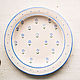 Forget-me-nots. A plate of food, ceramics, Plates, Zhukovsky,  Фото №1
