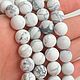 Natural kaholong beads (howlite) with a diameter of 10mm. Beads1. gooda. My Livemaster. Фото №4