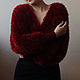 Чтобы лучше рассмотреть модель, нажмите на фото
CUTE-KNIT Ната Онипченко ЯрмаркаМастеров
Купить короткий жакет с запАхом винного цвета