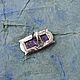 Серебряное кольцо с чароитом. Кольца. Vadjra-jewelry. Ярмарка Мастеров.  Фото №6