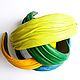 MAXI Wide leather headband headband headband Leather hair band. Bandage. De-Si-Re. Online shopping on My Livemaster.  Фото №2