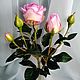 Роза из полимерной глины холодный фарфор. Цветы. OXI ART  (Оксана Шахматова). Ярмарка Мастеров.  Фото №4