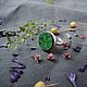 Silver ring with uvarovite (green garnet). Rings. Ural Jeweler (artelVogul). Online shopping on My Livemaster.  Фото №2