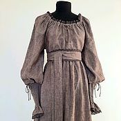 Одежда handmade. Livemaster - original item Linen peasant woman with Episcopal sleeve. Handmade.