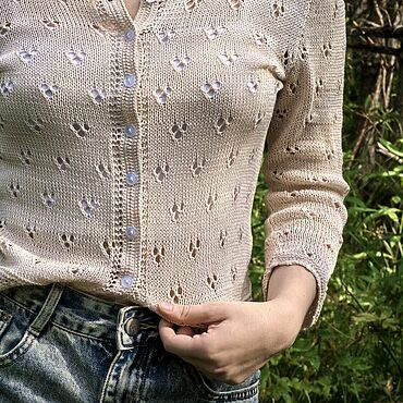 Одежда ручной работы. Ярмарка Мастеров - ручная работа Вязаная кофта. Handmade.