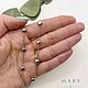Цепь с сердечками, 1,2 мм, родий, 50 см, Ц4. Цепочки. Mary furnitura. Ярмарка Мастеров.  Фото №4