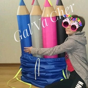 Куклы и игрушки ручной работы. Ярмарка Мастеров - ручная работа Карандаши из поролона. Handmade.