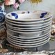 Винтаж: "Золотой клевер". Наборы тарелок.Дулëво.Made in USSR. Тарелки винтажные. Мария   ' Ретро-магия'. Интернет-магазин Ярмарка Мастеров.  Фото №2