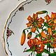 Винтаж: Коллекционная тарелочка "Tiger Lily". Royal Albert. Англия. Тарелки винтажные. Vintage_shop. Интернет-магазин Ярмарка Мастеров.  Фото №2