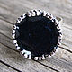 Round ring color black mother of pearl. Rings. fiorellino. Online shopping on My Livemaster.  Фото №2