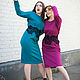 French lace dresses-colors-turquoise and fuchsia, Dresses, Moscow,  Фото №1