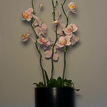 Орхидеи из глины своими руками. BFlowers | Декор своими руками. Цветы и флористика ручной работы - Ярмарка Мастеров Цветы и флористика ручной работы. Ярмарка Мастеров - ручная работа Орхидеи из глины своими руками. Handmade.