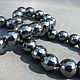 Hematite 10 mm, faceted, ball, Beads1, Dolgoprudny,  Фото №1