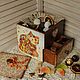 Мини-комодик "Мона Киса". Мини-комоды. Елена Иванова Романтические подарки. Ярмарка Мастеров.  Фото №5