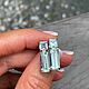 Продано Серьги с натуральными аквамаринами 7.5 ct. Серьги классические. Елена. Ярмарка Мастеров.  Фото №4