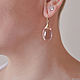 Order Large red drop earrings in 24K gold. Aliento-jewerly (alientojewelry). Livemaster. . Earrings Фото №3