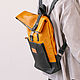 Order Druid Yellow Leather Urban Backpack. Mart Bags (martbags). Livemaster. . Backpacks Фото №3
