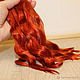 Hair for dolls is natural. ( Dark copper). Doll hair. Hair and everything for dolls. My Livemaster. Фото №6