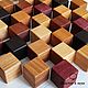 36 кубиков из 9 пород древесины. Игрушки. Мастер в кубе. Ярмарка Мастеров.  Фото №6